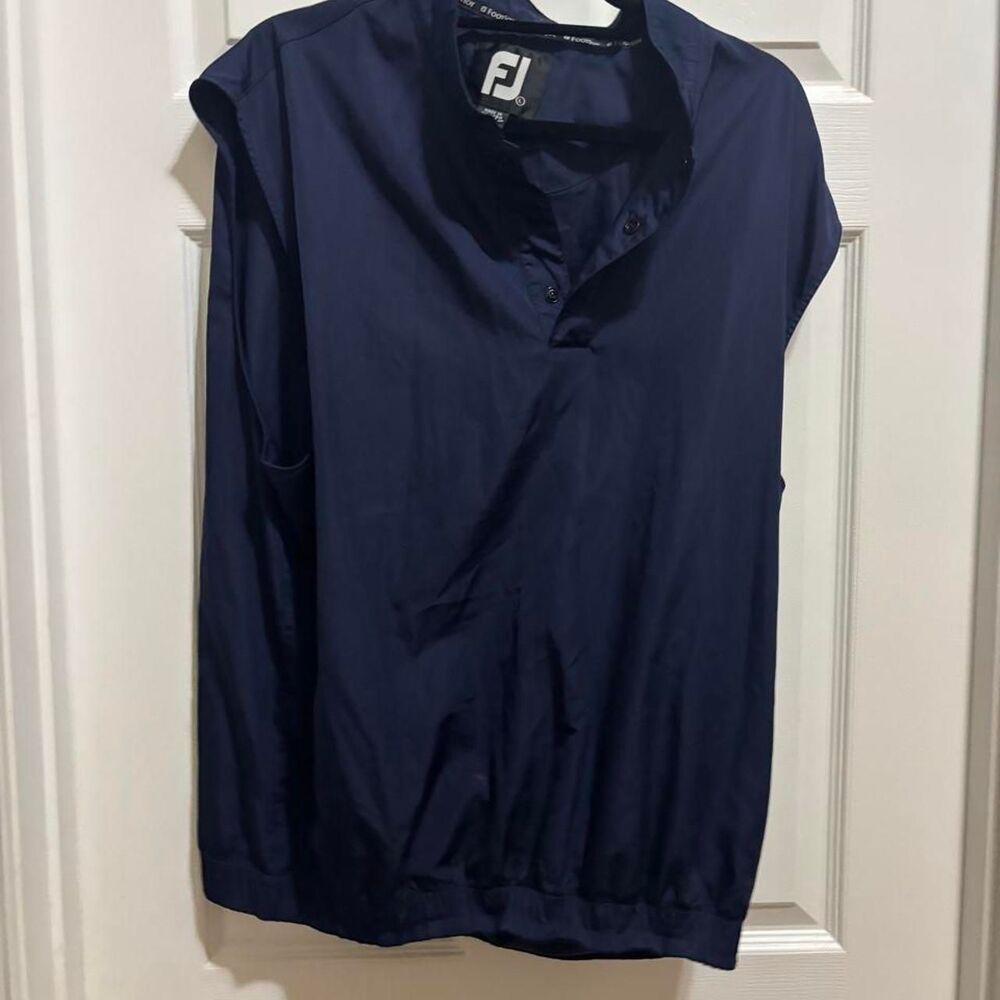 Footjoy Men's Navy and Blue Jacket